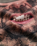 Novelty face-print balaclava material