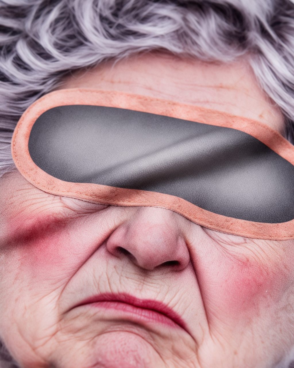 Novelty face-print balaclava material