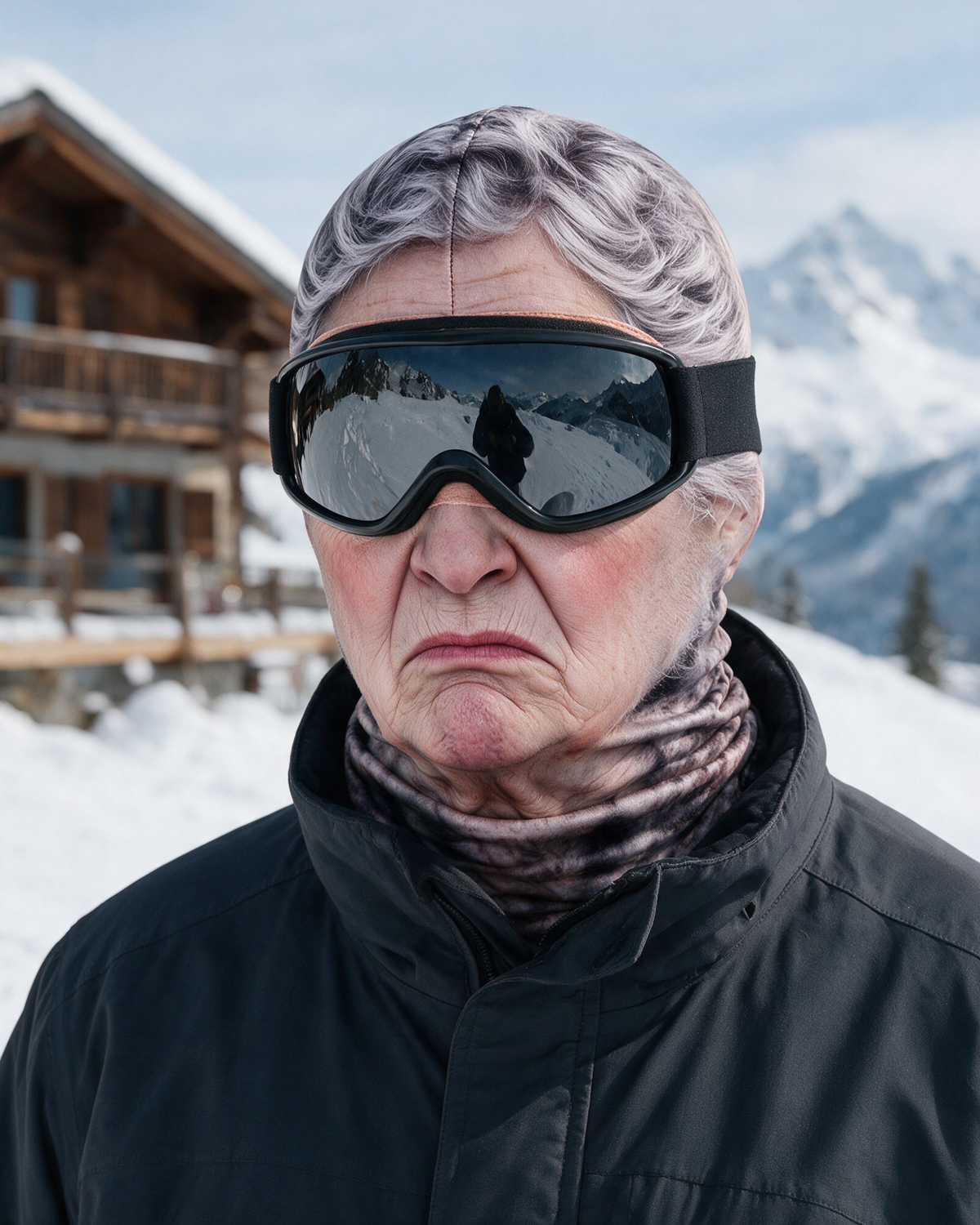 Novelty face-print balaclava lifestyle