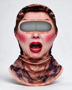 Novelty face-print balaclava product
