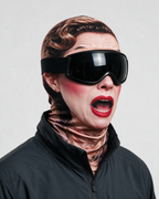 Novelty face-print balaclava fit