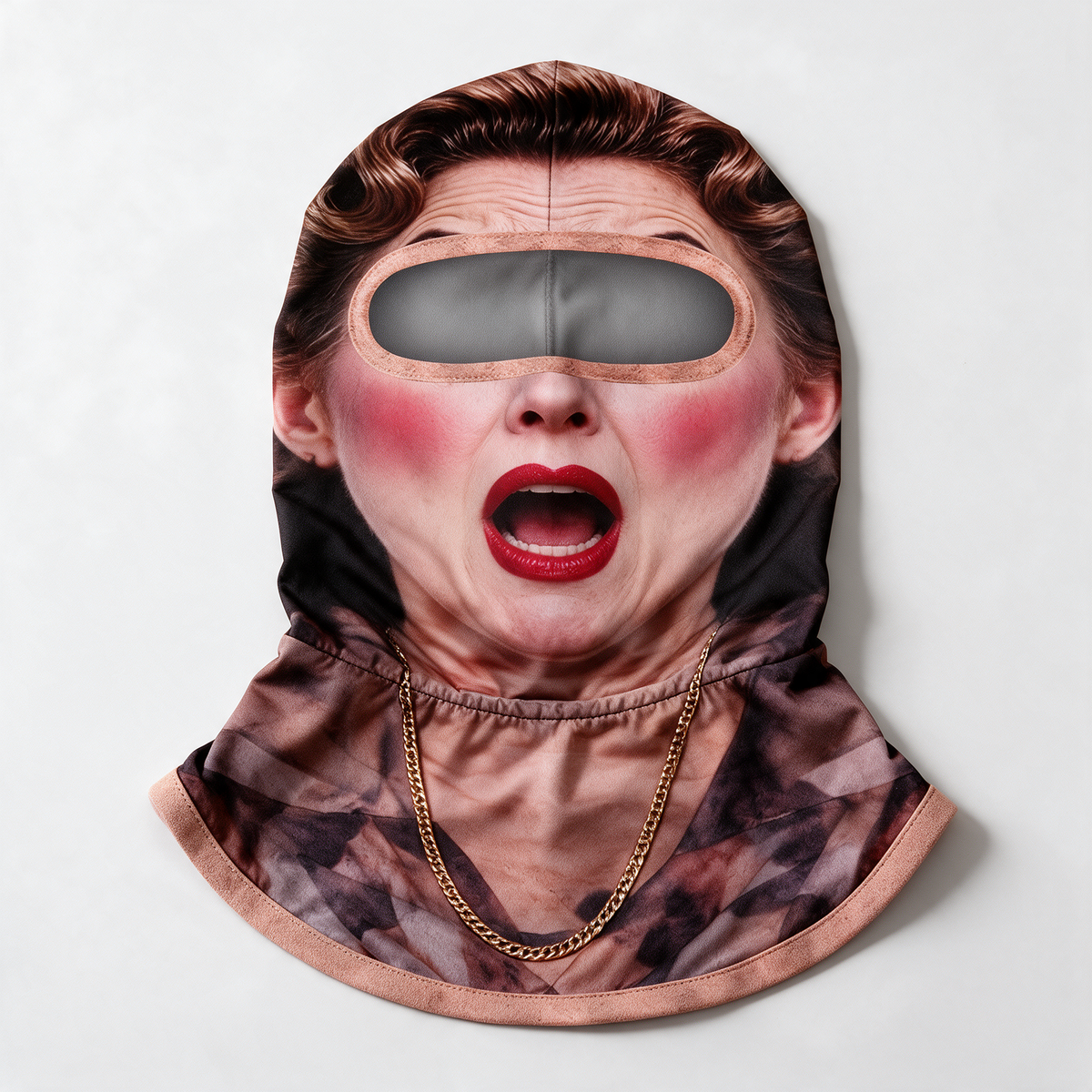 Novelty face-print balaclava feature2