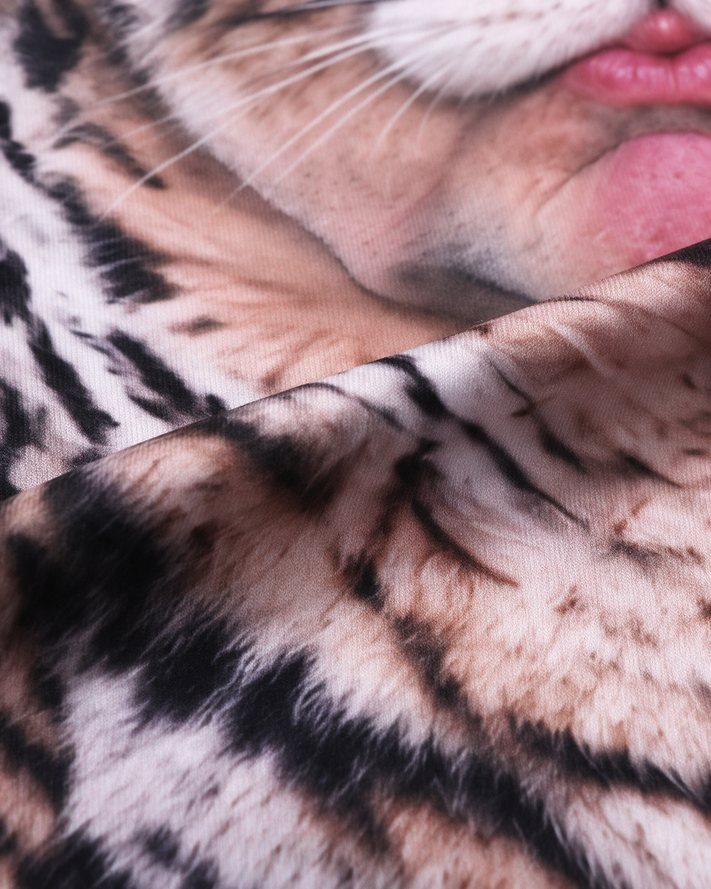 Novelty face-print balaclava material