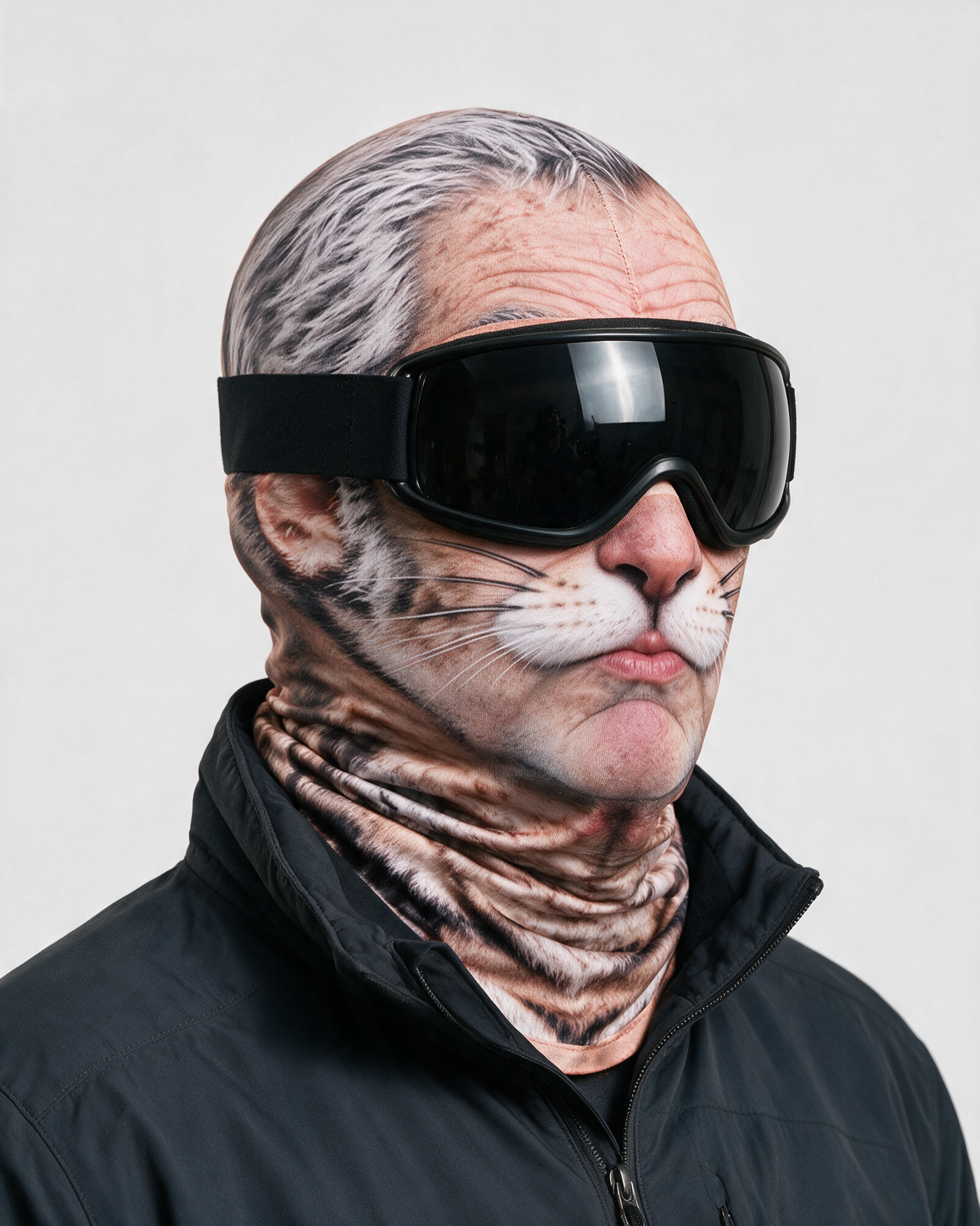 Novelty face-print balaclava fit