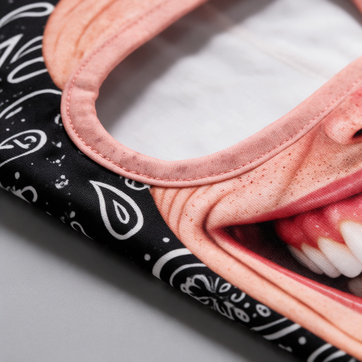 Novelty balaclava bound edge