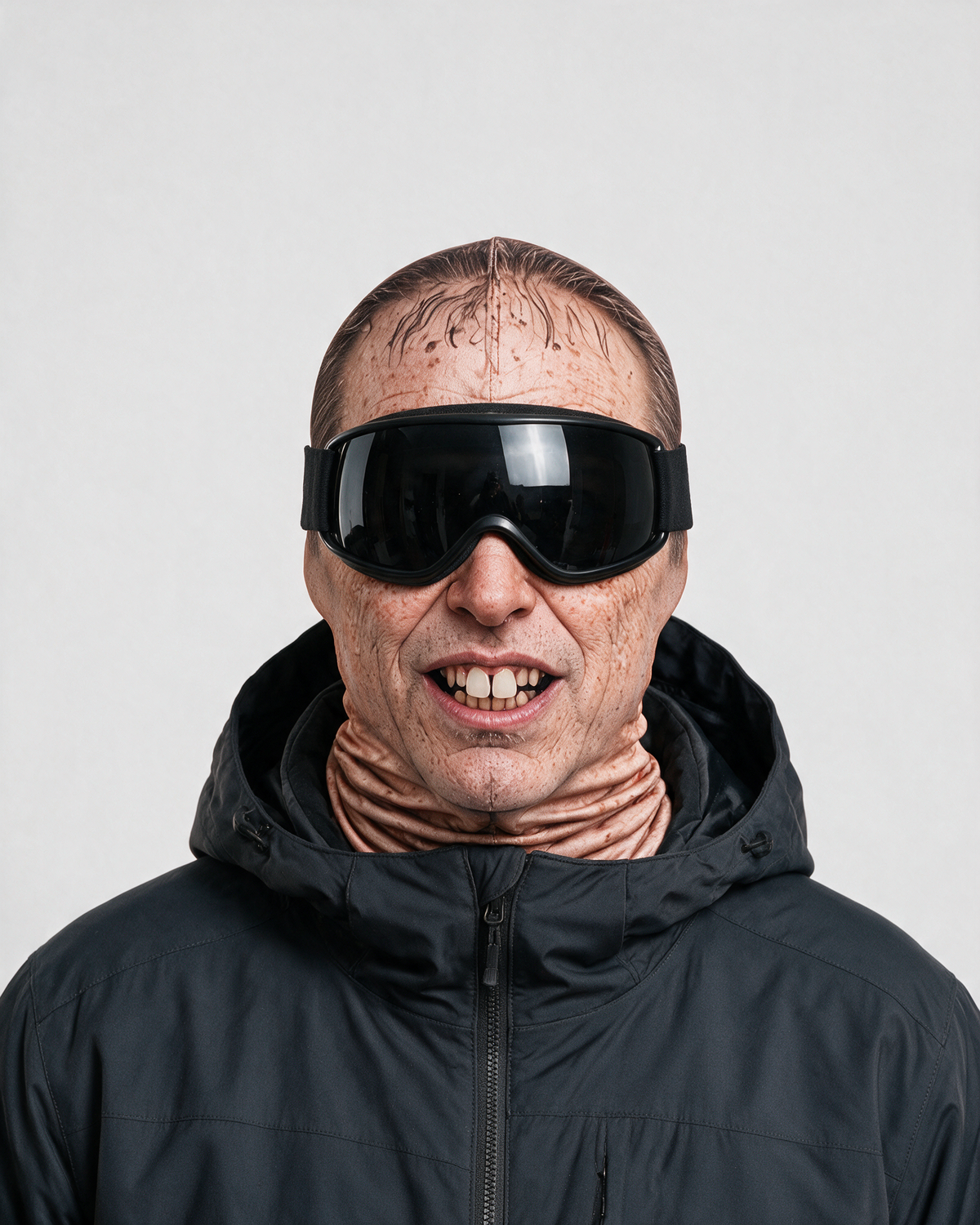 Novelty face-print balaclava fit