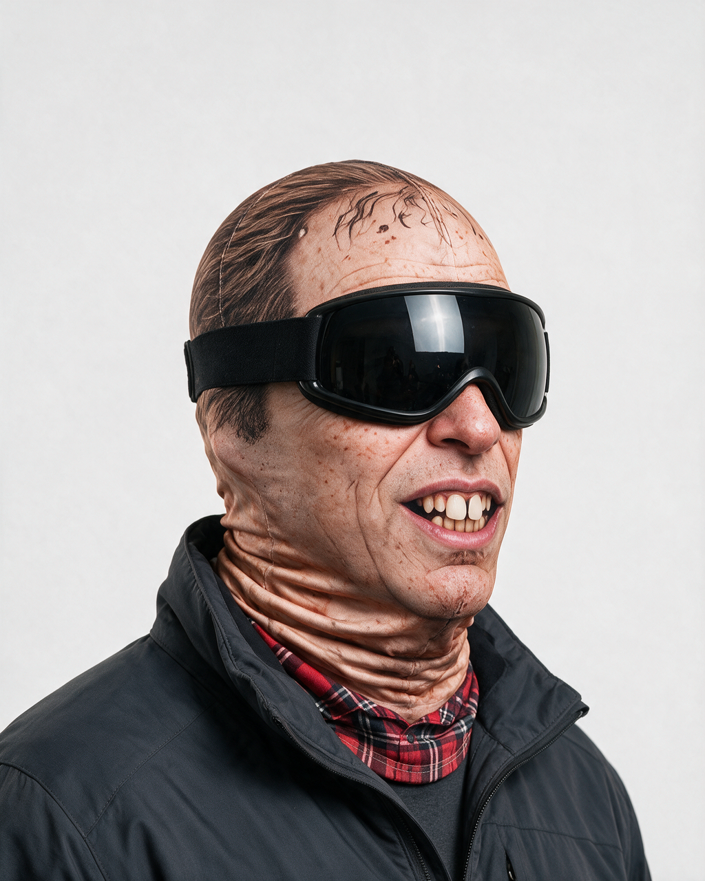Novelty face-print balaclava fit