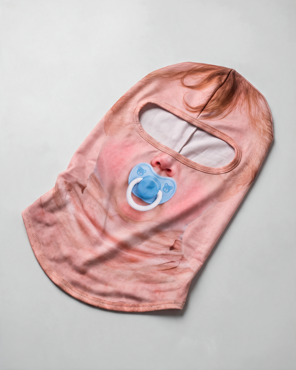 Blue Pacifier fabric balaclava — alternate product view