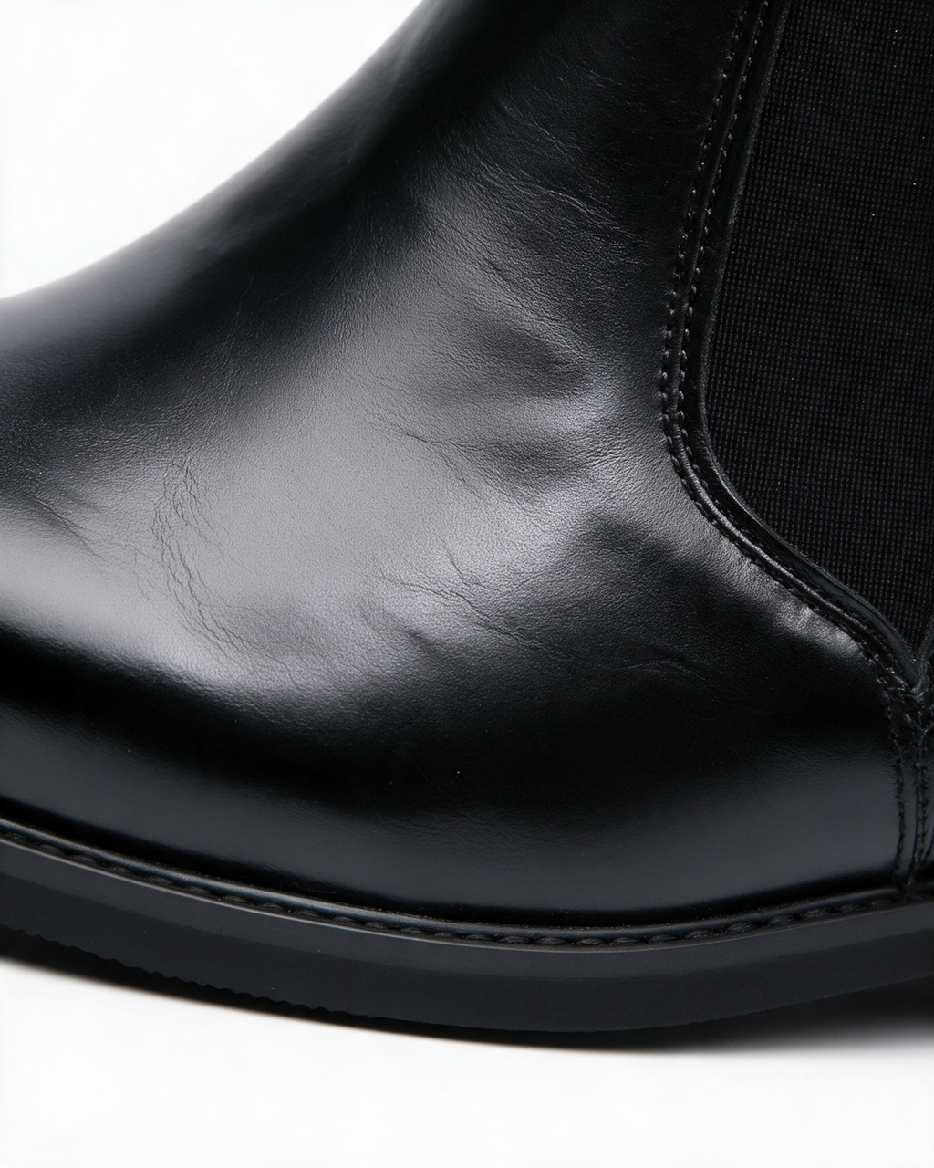 Boot material and construction photograph