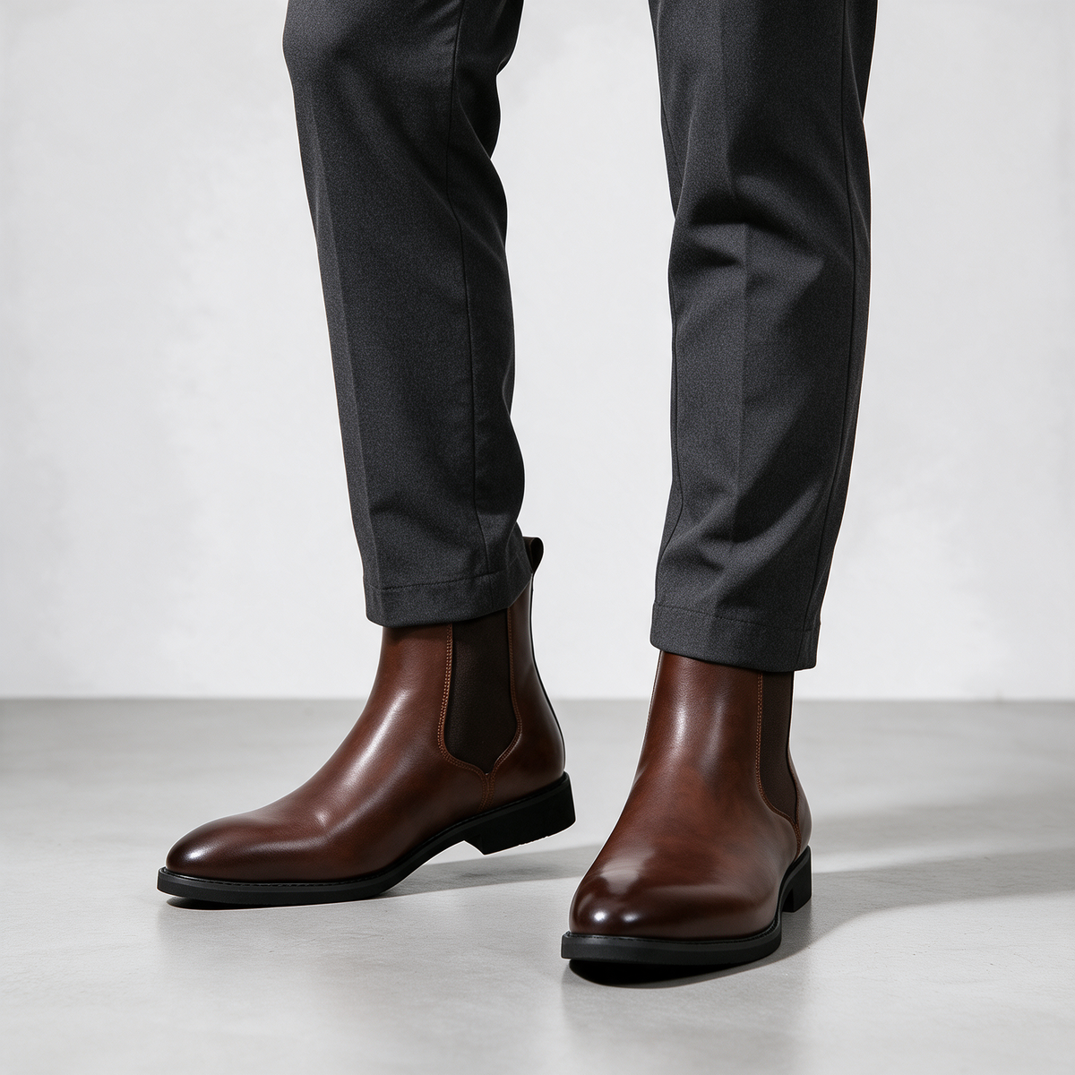 Boot material and construction photograph
