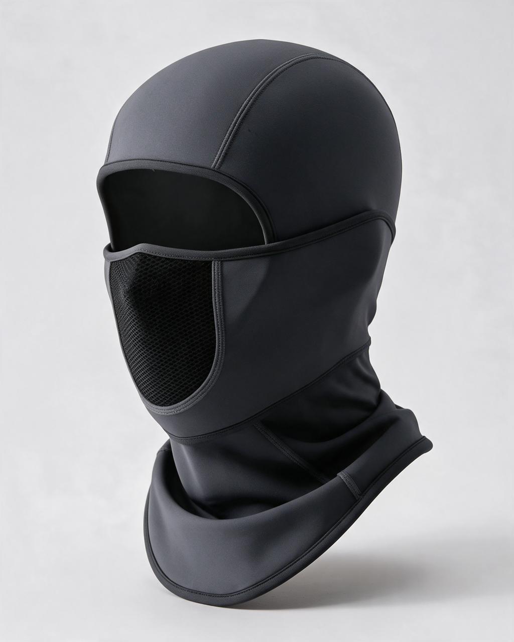 Fleece-lined mesh-panel balaclava 698