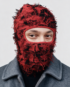 Red and Black balaclava fit