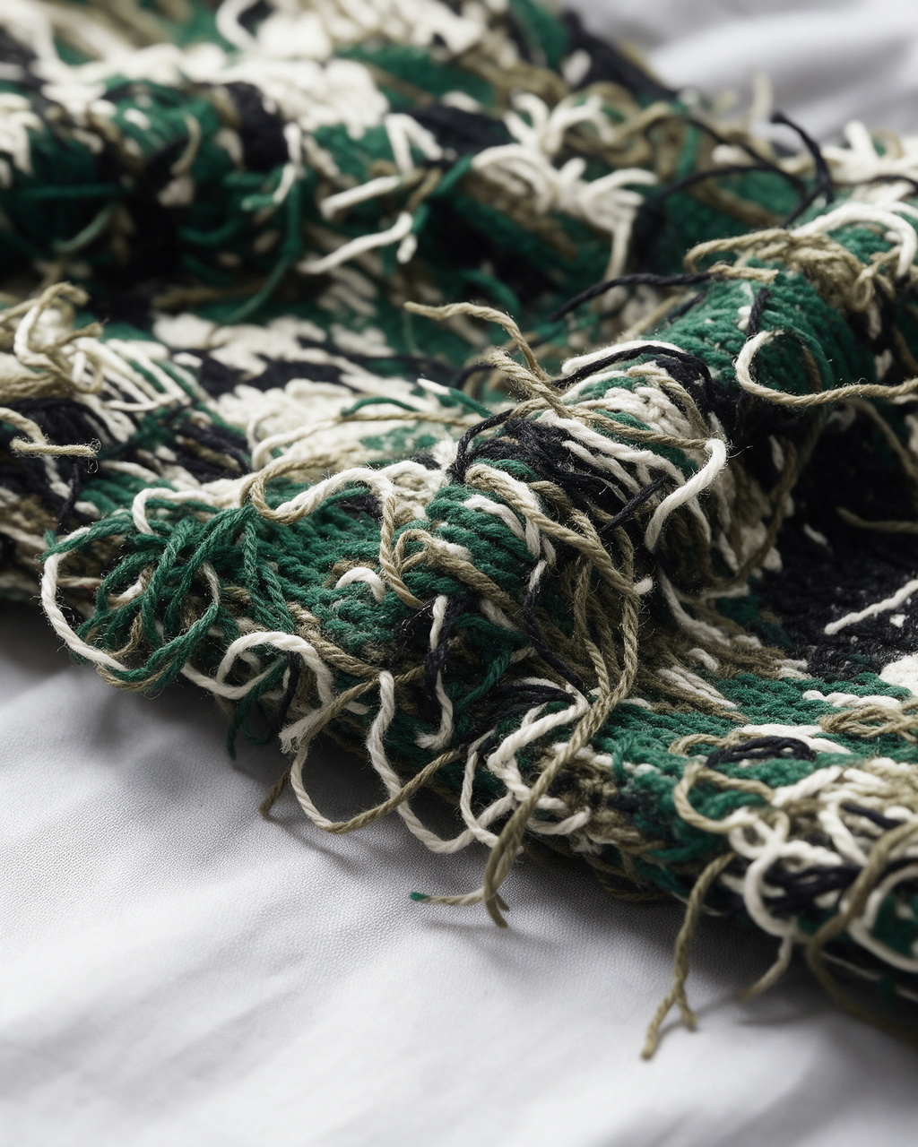 Green Camo knit texture
