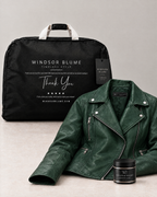 Women's Marissa Asymmetric Leather Moto Jacket — Green — whats-included