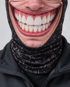 Toothy Smile printed mask, gallery fit. Goggles and clothing not included.