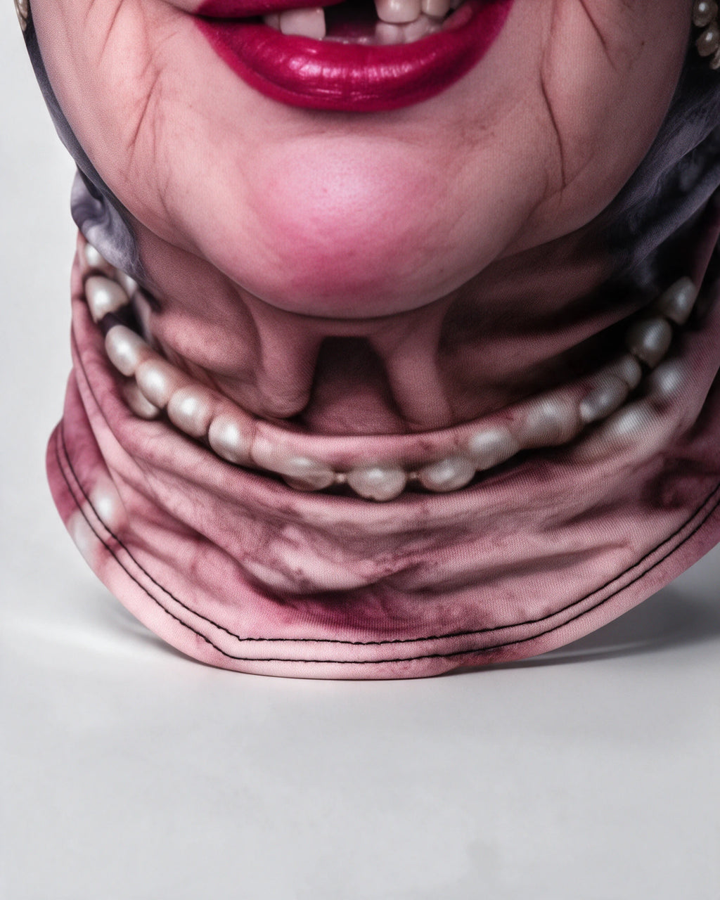Printed fabric mask gallery material