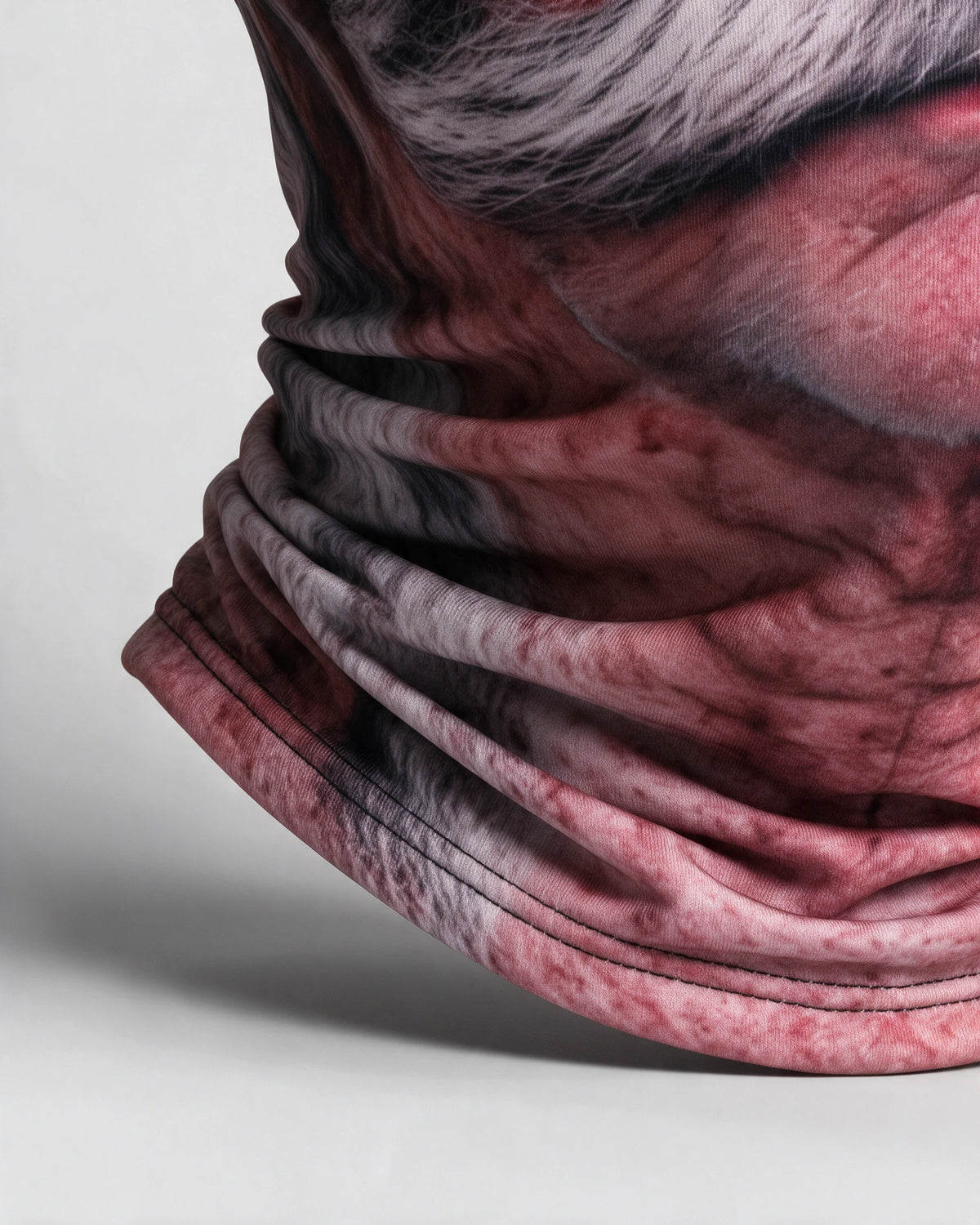 Printed fabric mask gallery material