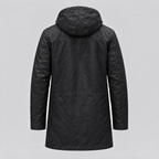 Men's Ari Hooded Anorak — Jacket — Black — product-back