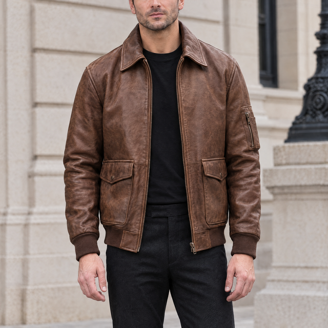Men's Damian Vintage Bomber — Jacket