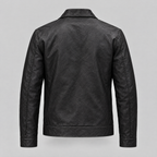 Men's Hendrix Zip Shirt Jacket — Black — product-back