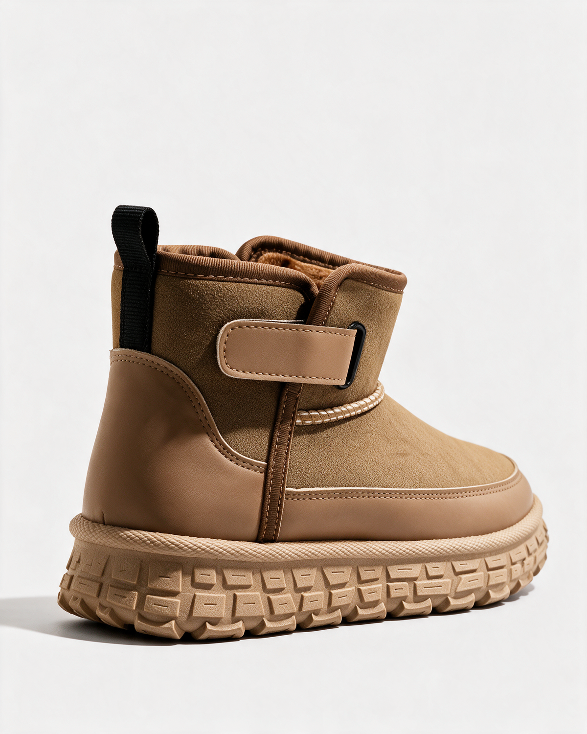 Men’s plush-lined ankle boots Camel