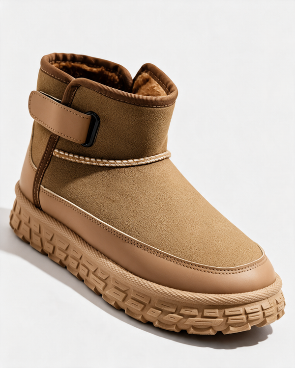 Men’s plush-lined ankle boots Camel