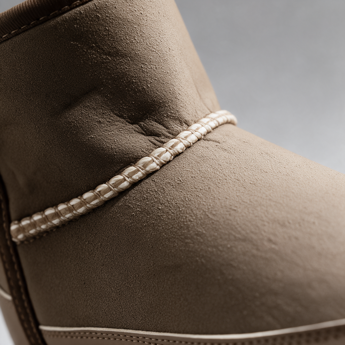 Men’s plush-lined ankle boots Camel