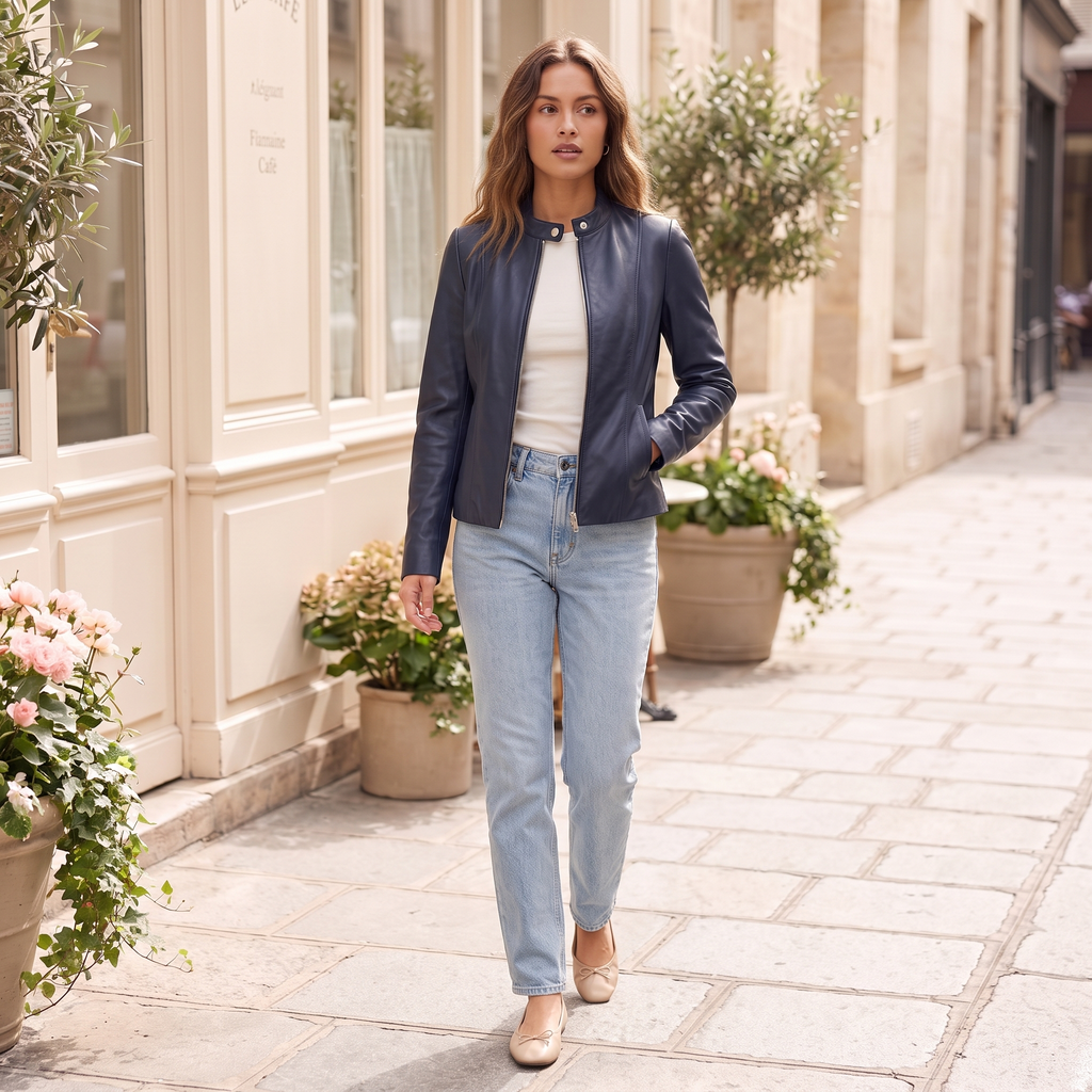 SUWOCOS00007 — Navy Blue — Windsor Blume model