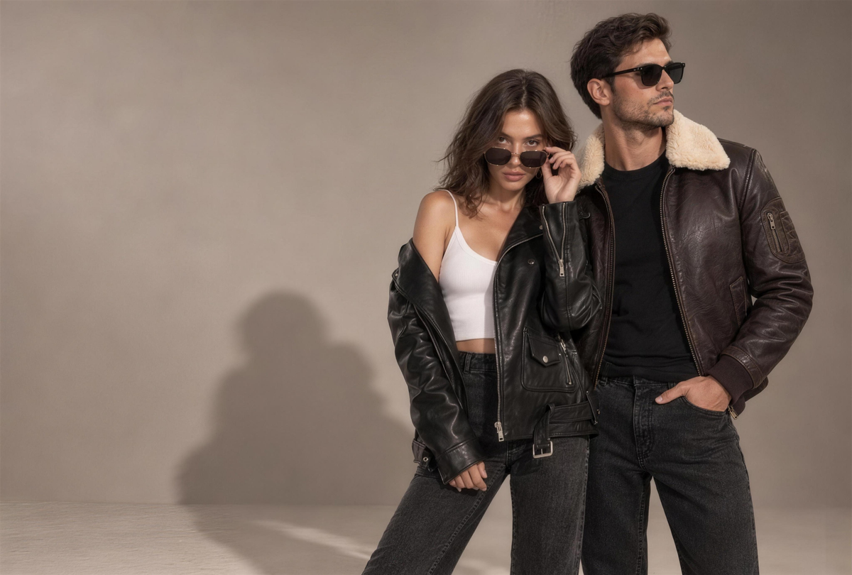 Windsor Blume men's and women's leather studio edit