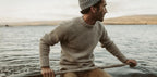 Men's The Fisherman Sweater in Natural Melange