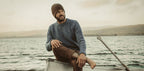 Men's The Fisherman Sweater in Navy Melange
