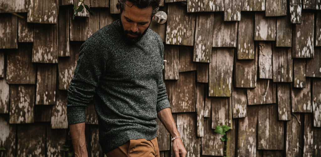 Men's The Lodge Sweater in Charcoal