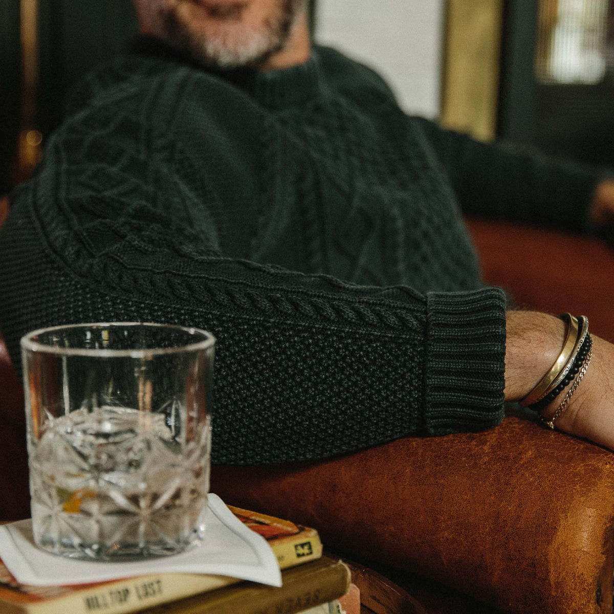 Men's The Orr Sweater in Charcoal