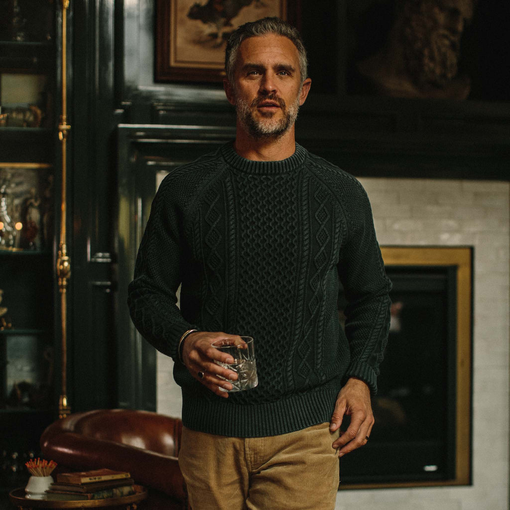 Men's The Orr Sweater in Charcoal