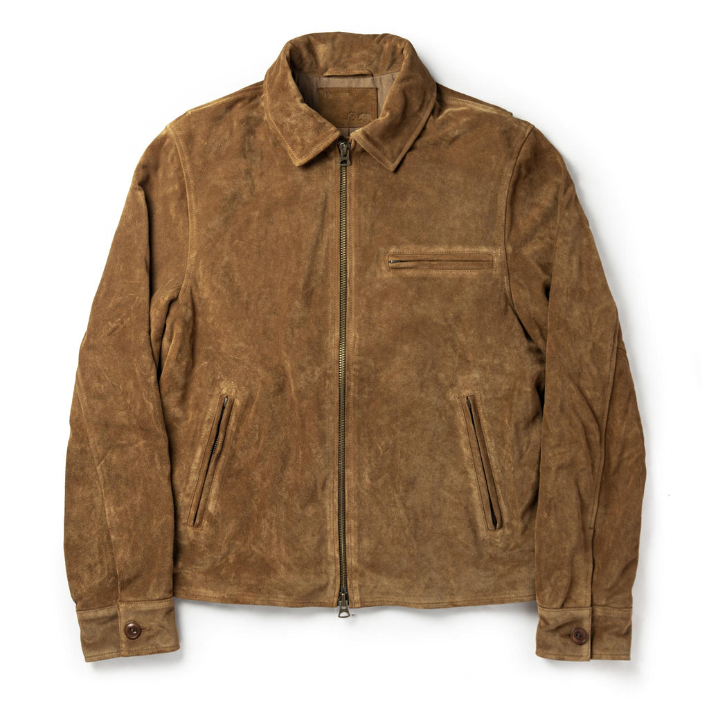 Men's The Wyatt Jacket in Cognac Suede