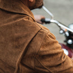 Men's The Wyatt Jacket in Cognac Suede