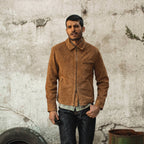 Men's The Wyatt Jacket in Cognac Suede