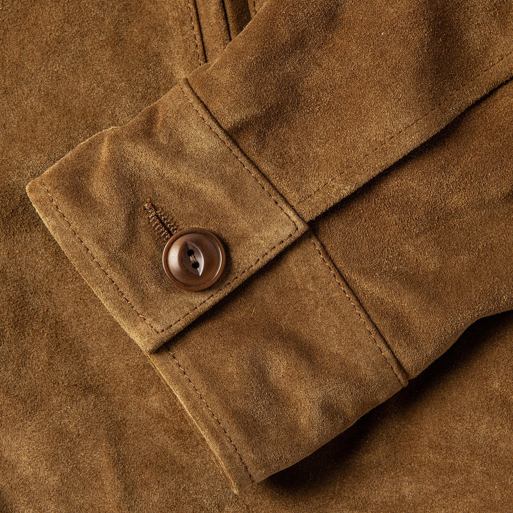 Men's The Wyatt Jacket in Cognac Suede