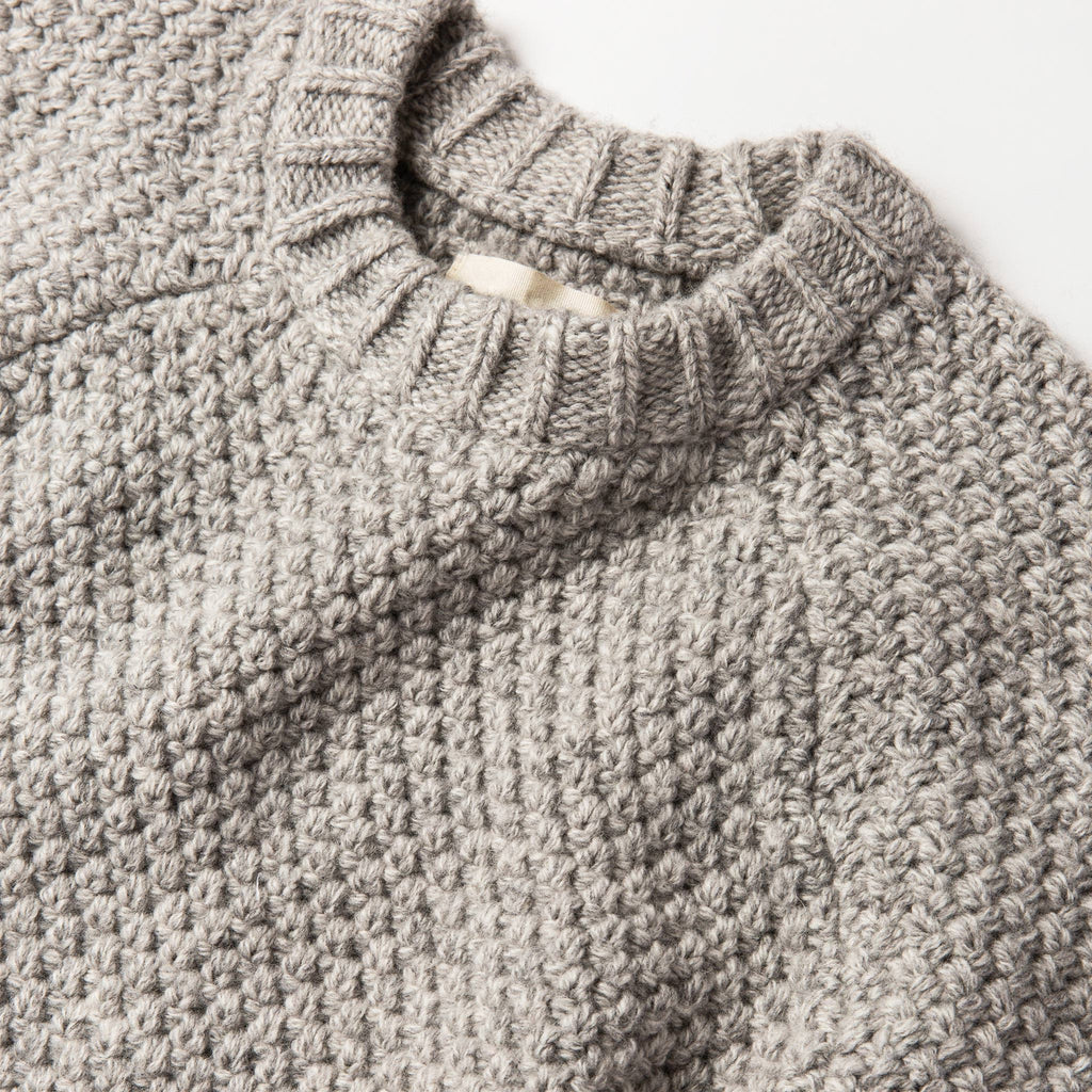Men's The Fisherman Sweater in Heather Ash