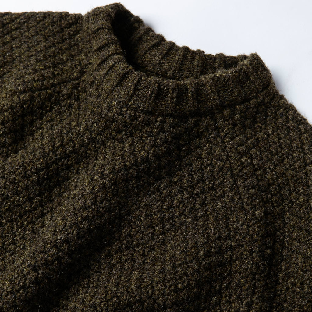 Men's The Fisherman Sweater in Loden