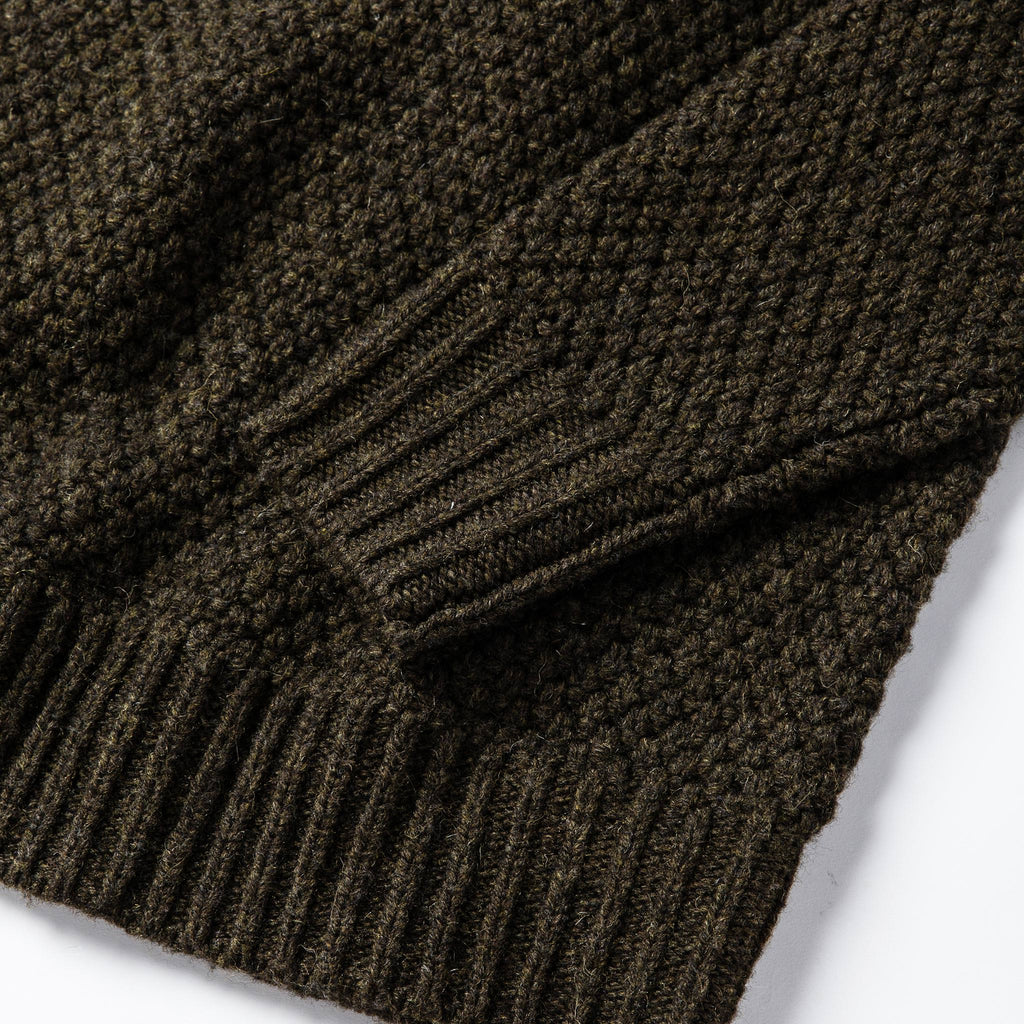 Men's The Fisherman Sweater in Loden