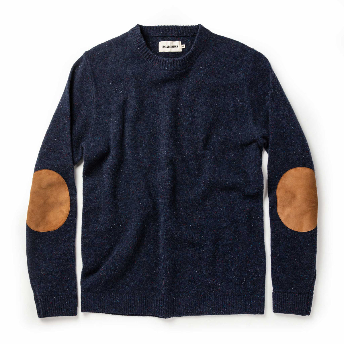 Men's The Hardtack Sweater in Navy Donegal