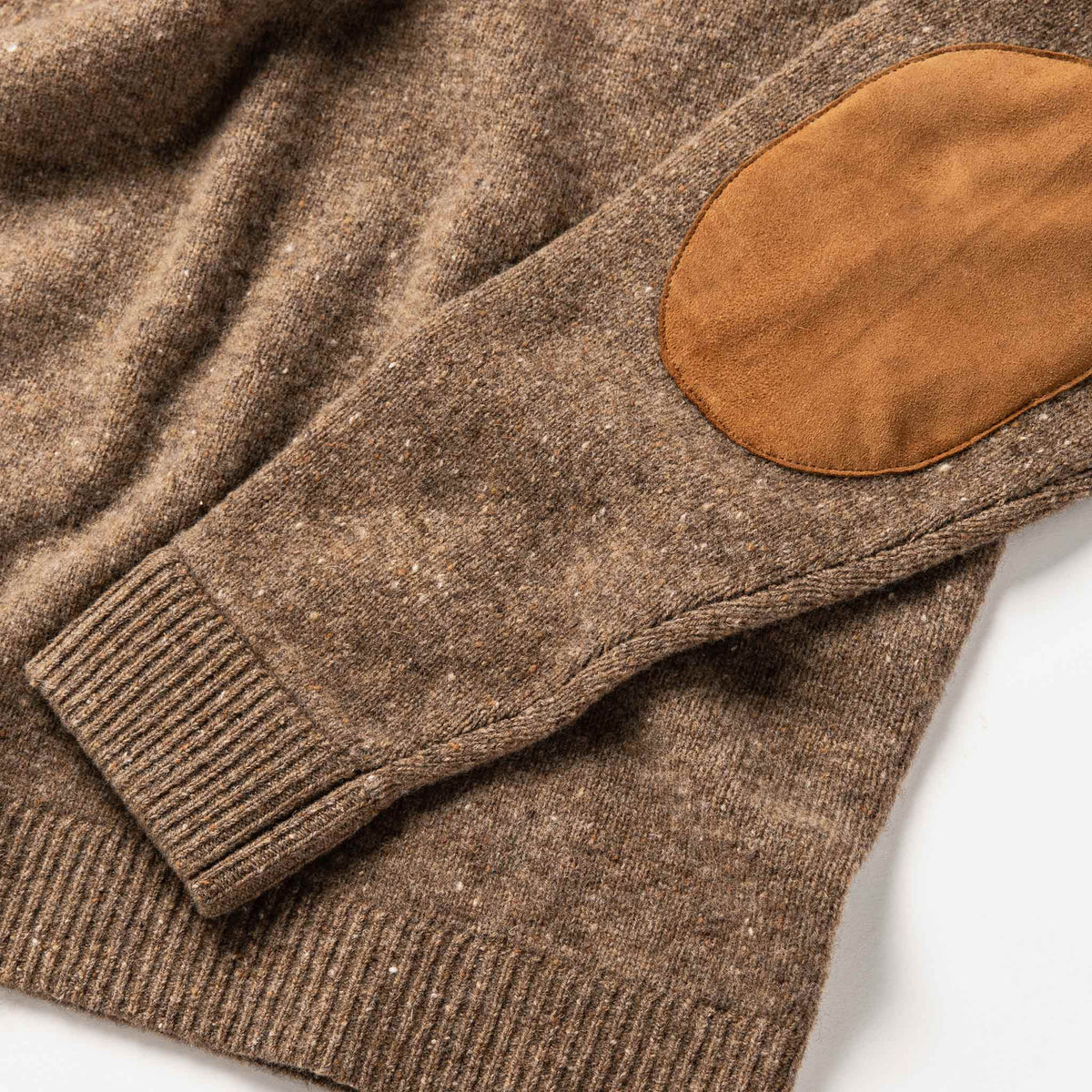 Men's The Hardtack Sweater in Oak Donegal