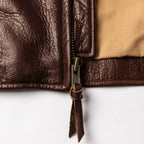 Men's The Band Collar Moto Jacket in Espresso Steerhide