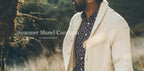 Men's The Shawl Cardigan in Natural Cotton — Sweater