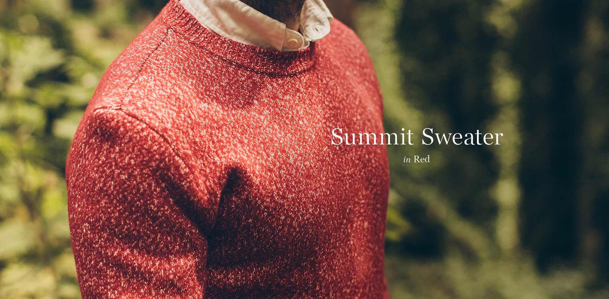 Men's The Summit Sweater in Red